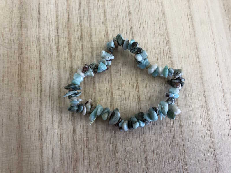 Pulsera chip Larimar